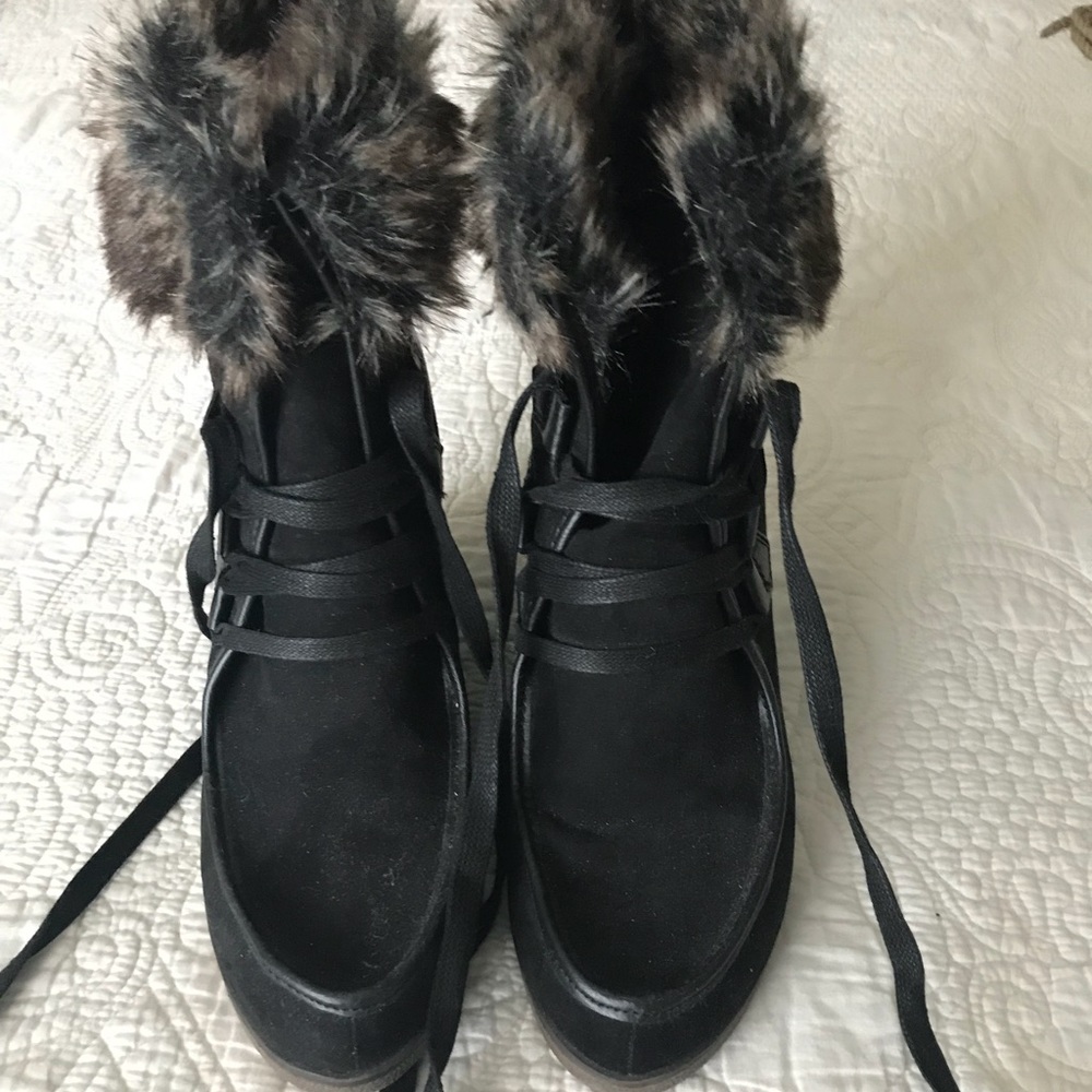 Suede booties